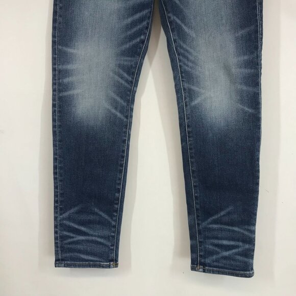 AMERICAN EAGLE - MEN'S 28 X 28 - BLUE ATHLETIC SKINNY AIRFLEX + DENIM JEANS - Picture 3 of 10